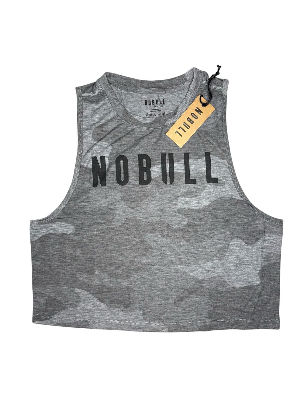 NWT NOBULL Camo Muscle Tank Gray Size L
